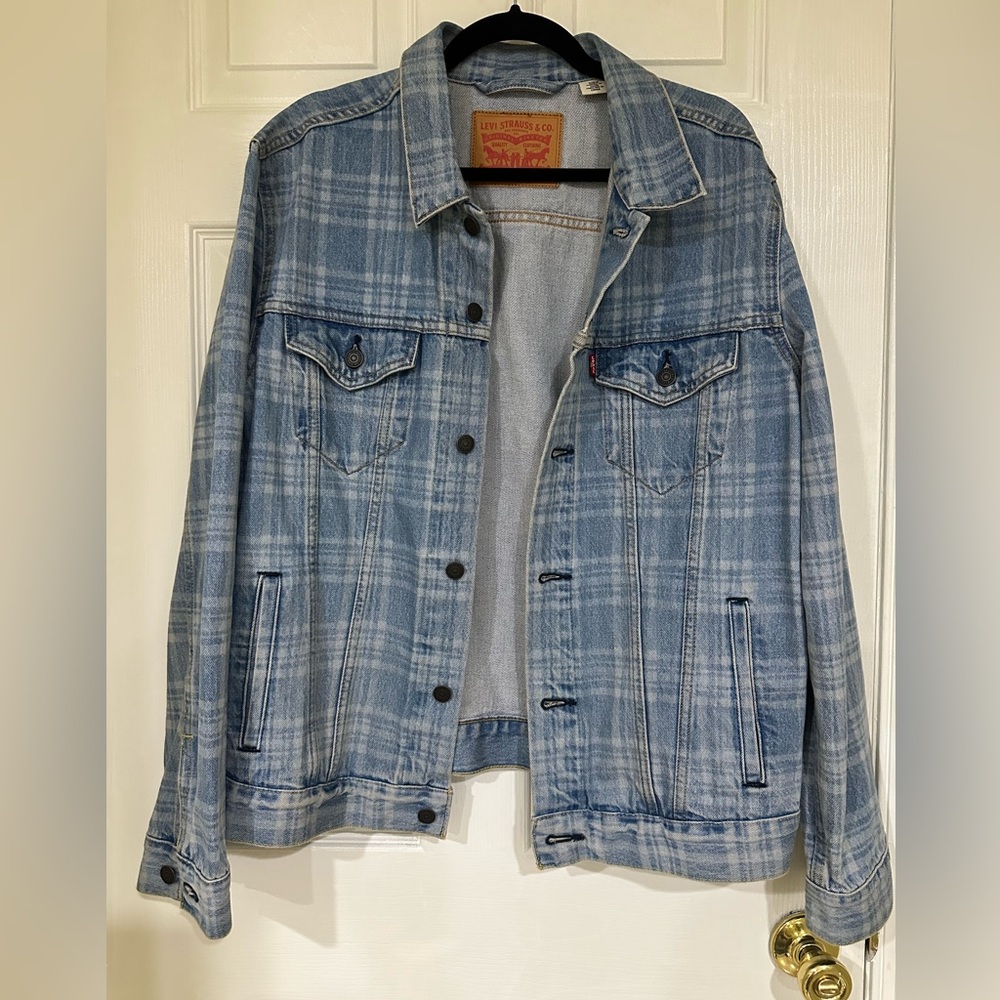 Levi's Light Blue Patterned Denim Jacket